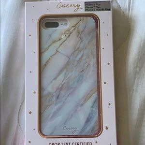 Casery iPhone 6plus, 7 plus or 8 plus marble case